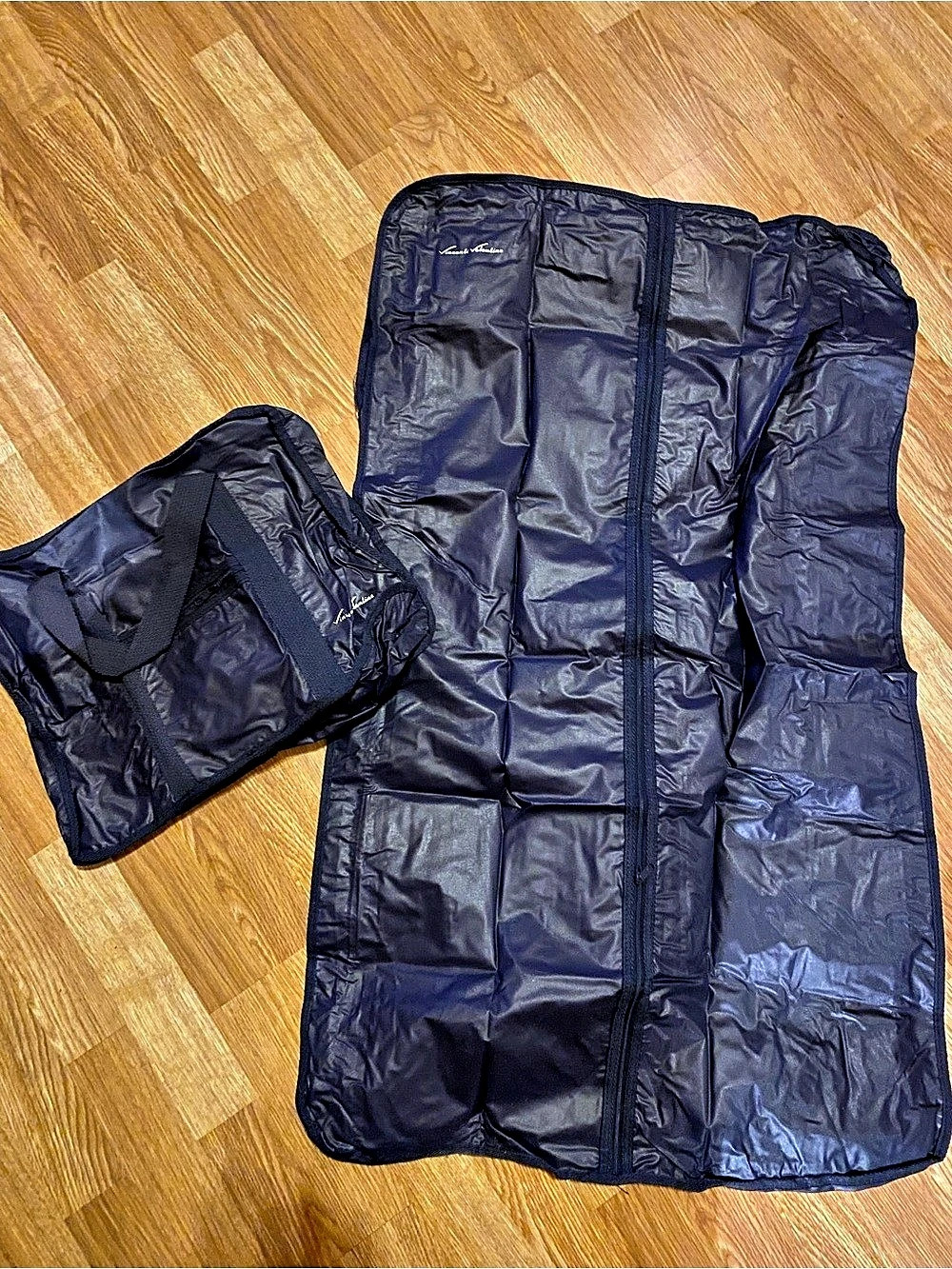 Vincent Valentino garment & tote bag